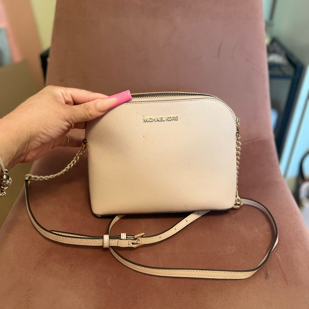 Michael Kors soft pink dome purse
